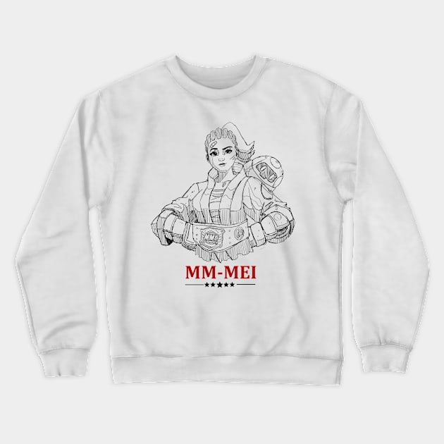 MM MEI overwatch league skin Crewneck Sweatshirt by ahmedelsiddig
